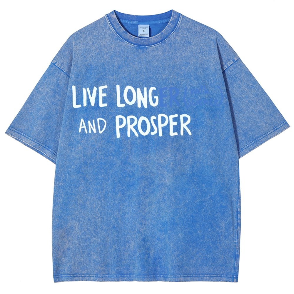Live long and prosper Vintage Distressed T-shirt