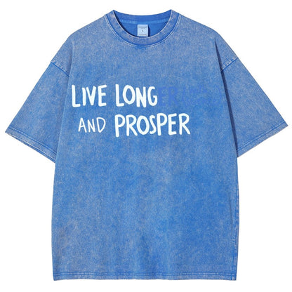 Live long and prosper Vintage Distressed T-shirt