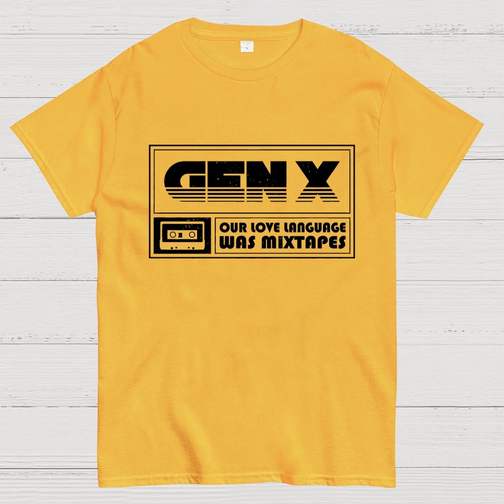 Gen X – Cassette Lover Geek T-Shirt