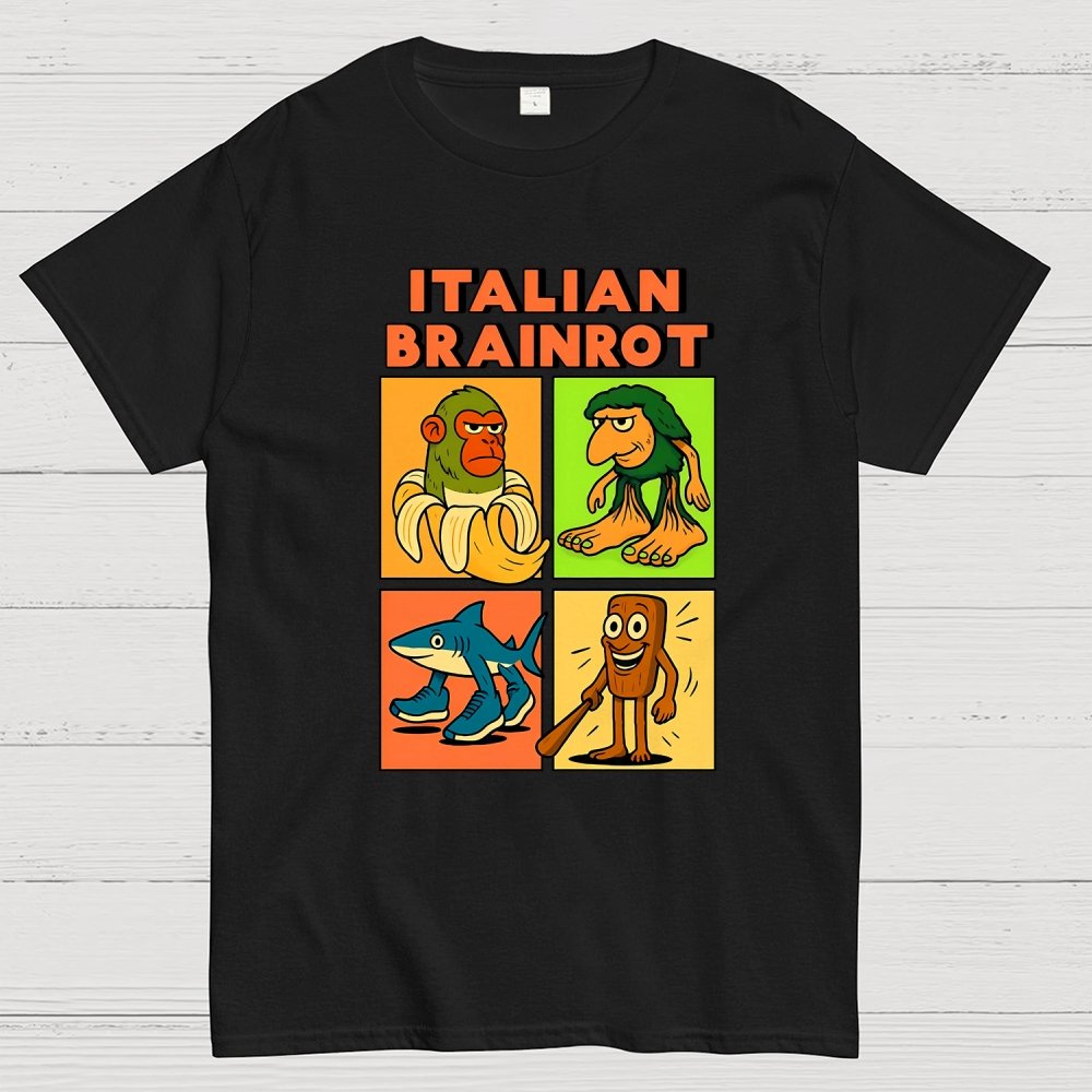 Italian Brainrot Meme Geek T-Shirt