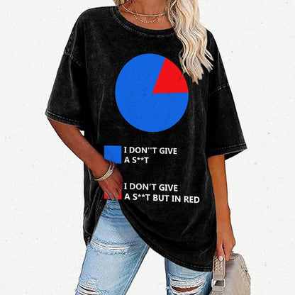 I Don't Give A S**t Vintage Distressed T-shirt