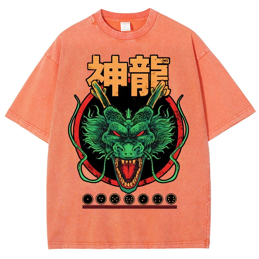 God Dragon Vintage Distressed T-shirt