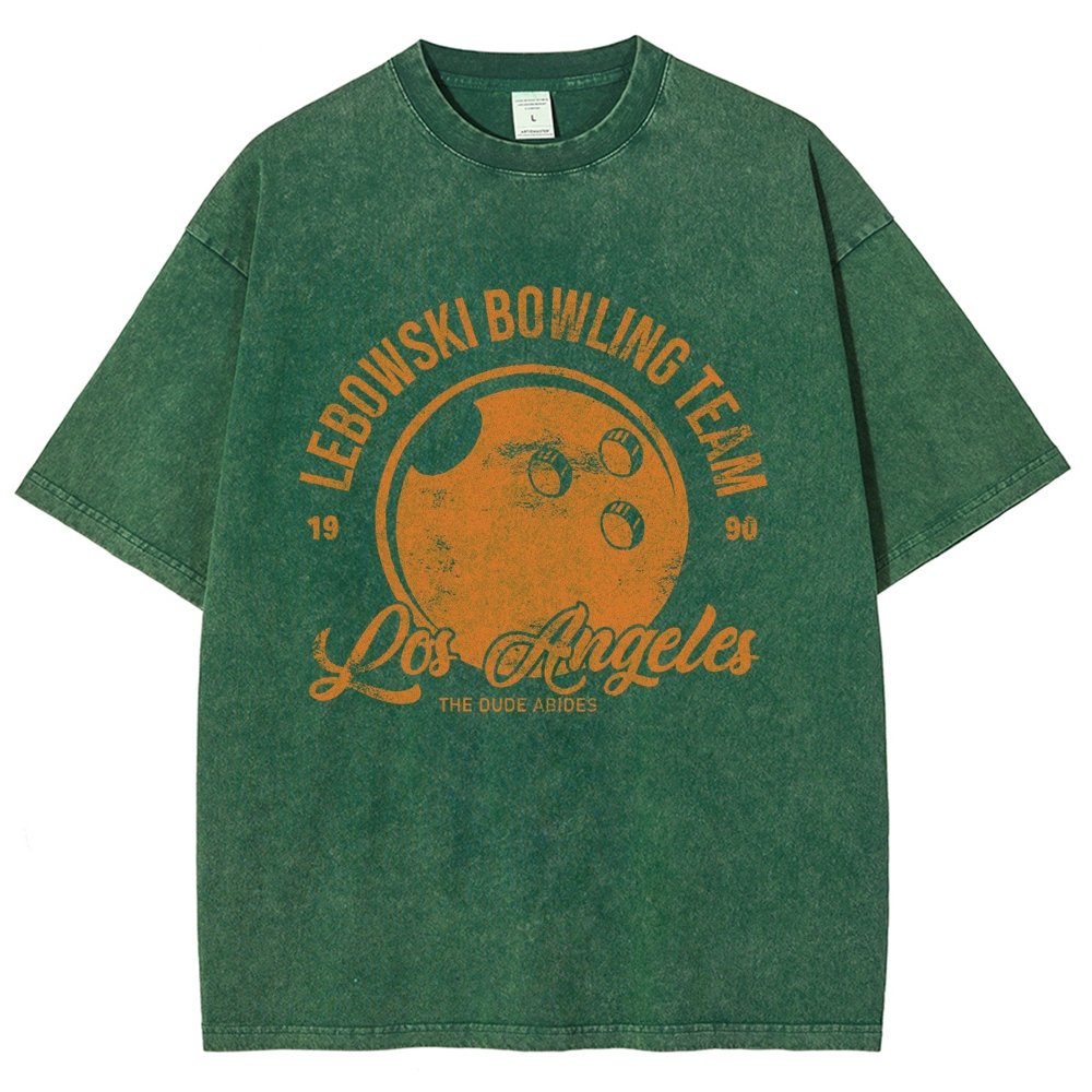 Bowling Enthusiasts Vintage Distressed T-shirt