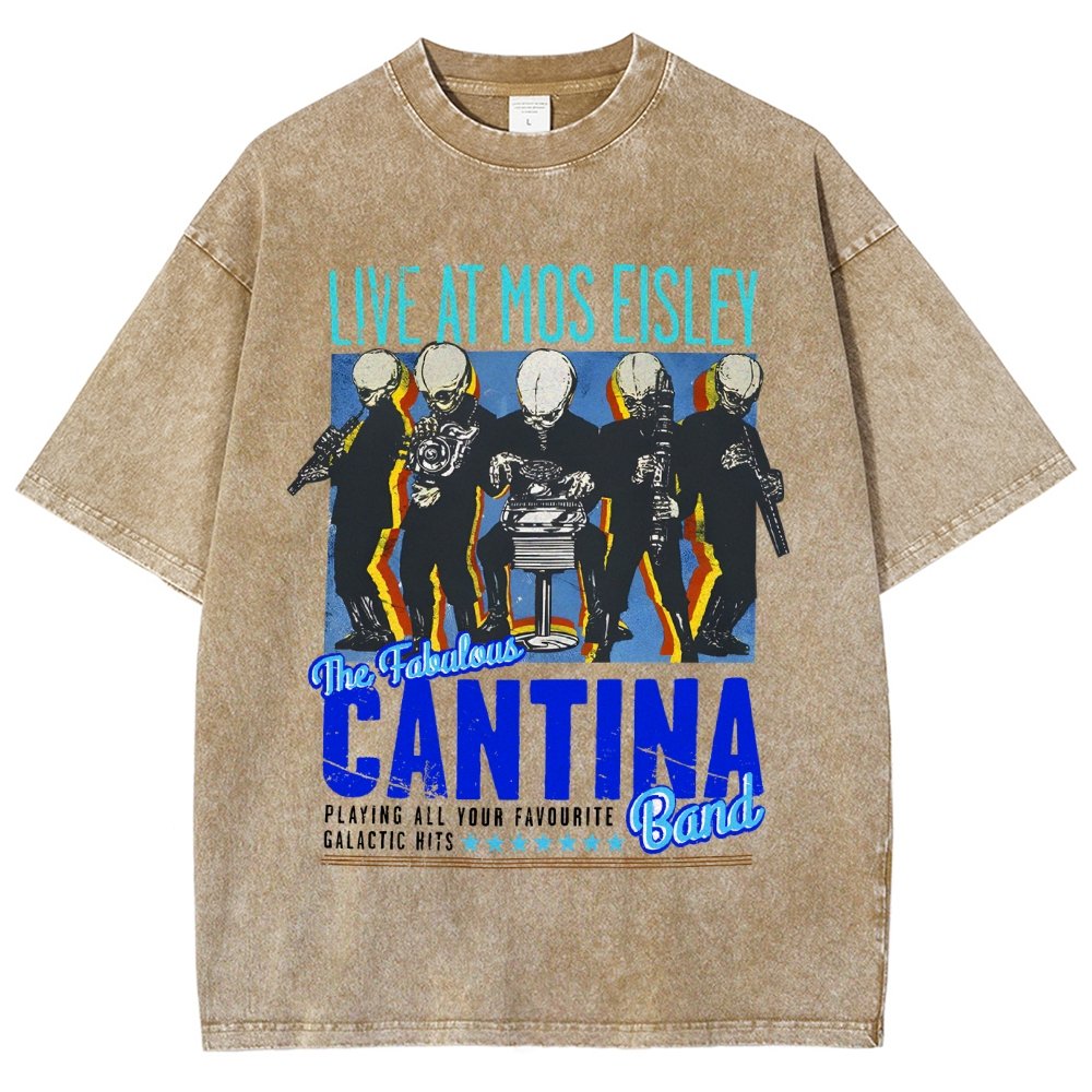 Space Band On Tour  Vintage Distressed T-shirt