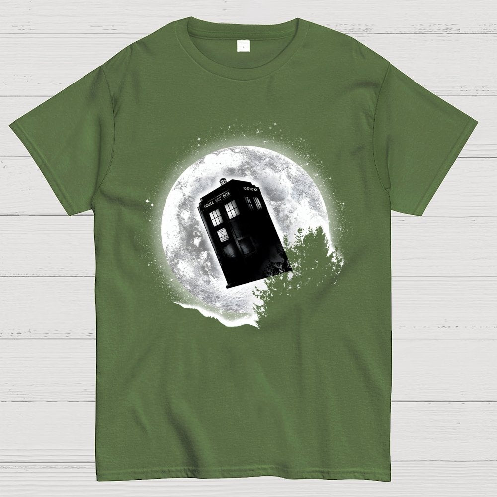 Moonlight Time Machine Geek T-Shirt
