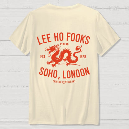 Lee Ho Fooks Vintage Resto Back Printing Geek T-Shirt