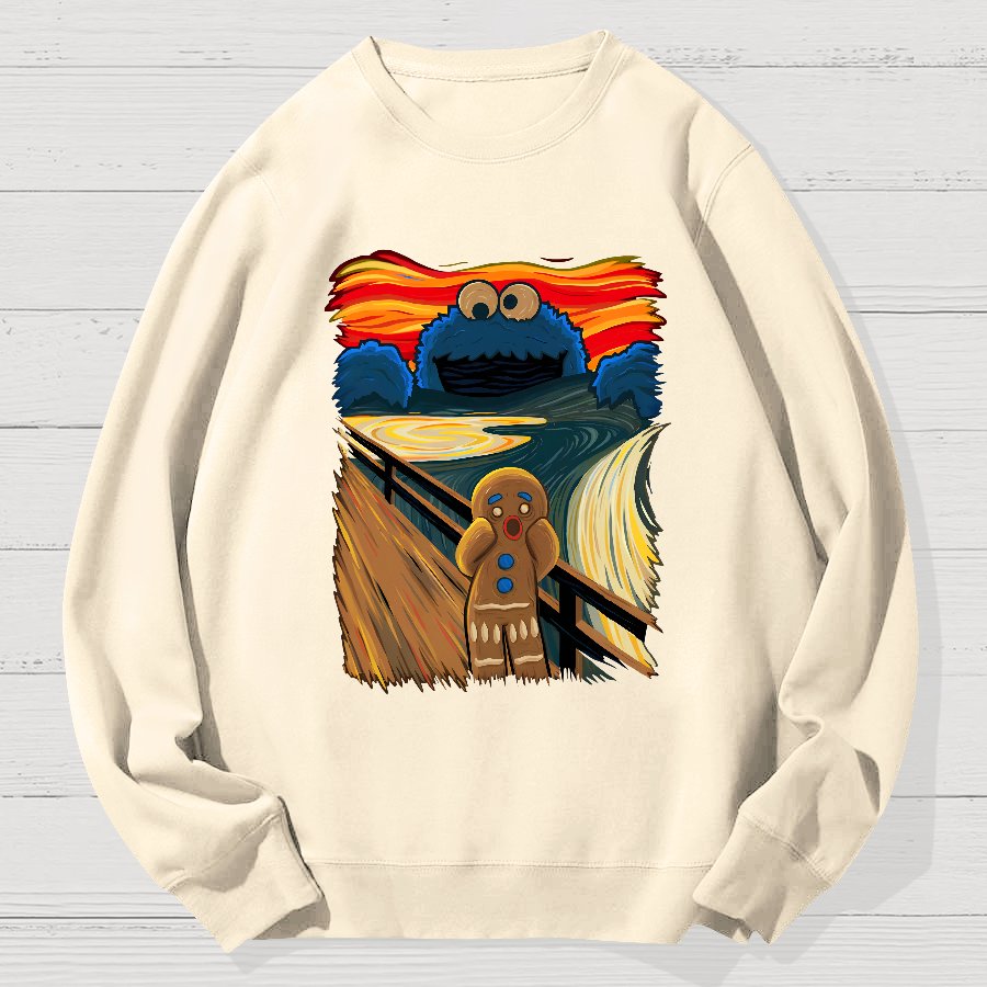 The Cookie Muncher Geek Cotton Sweatshirt