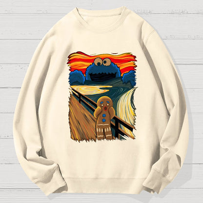 The Cookie Muncher Geek Cotton Sweatshirt