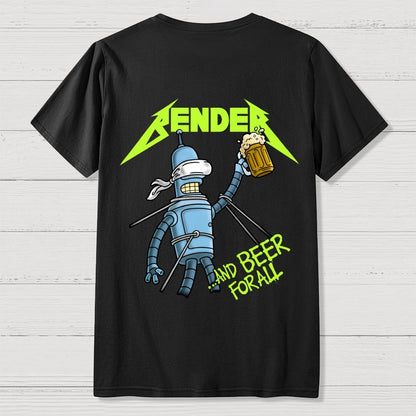 And Beer for All Nerdy Front And Back Printing Geek T-Shirt