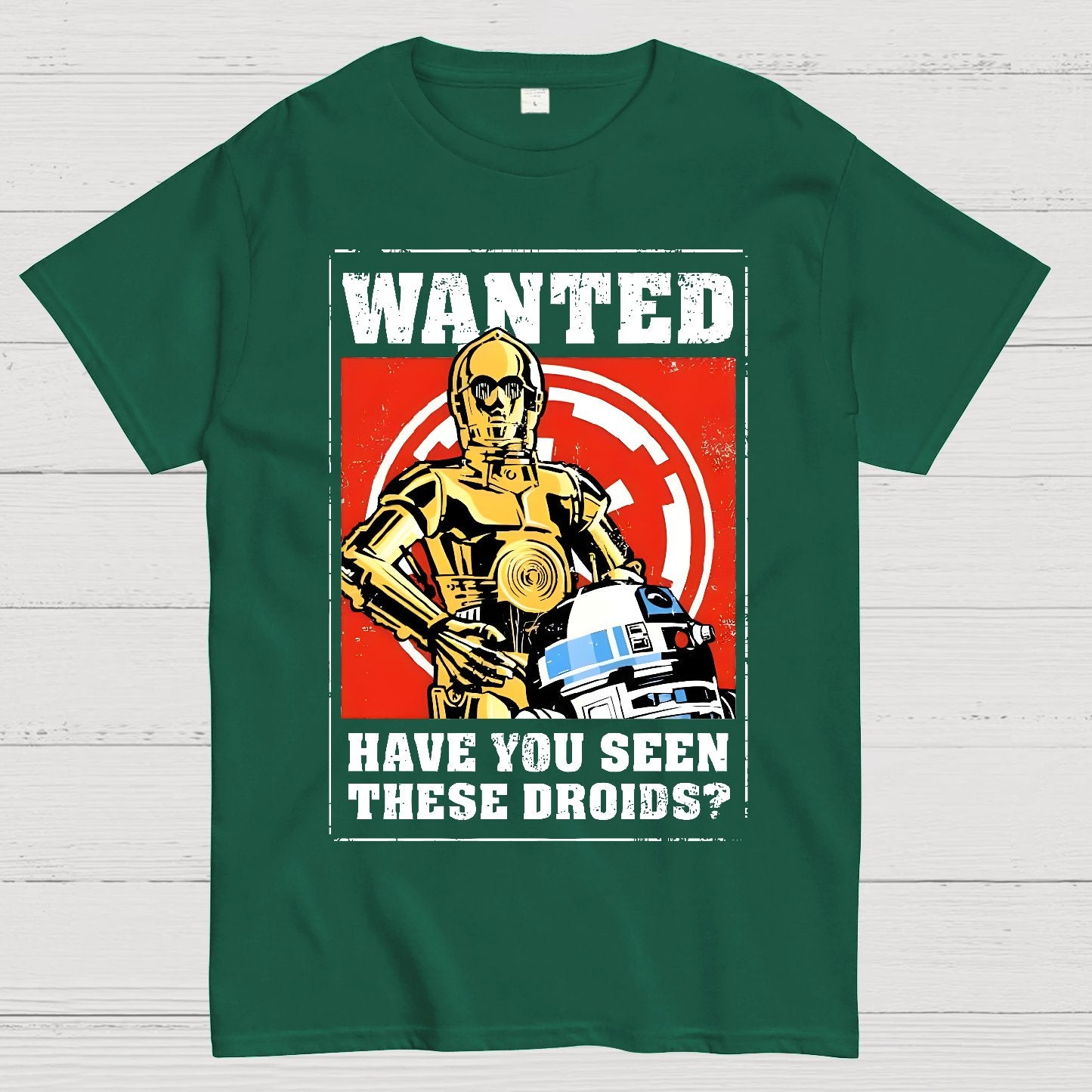 Wanted Robot Geek T-Shirt