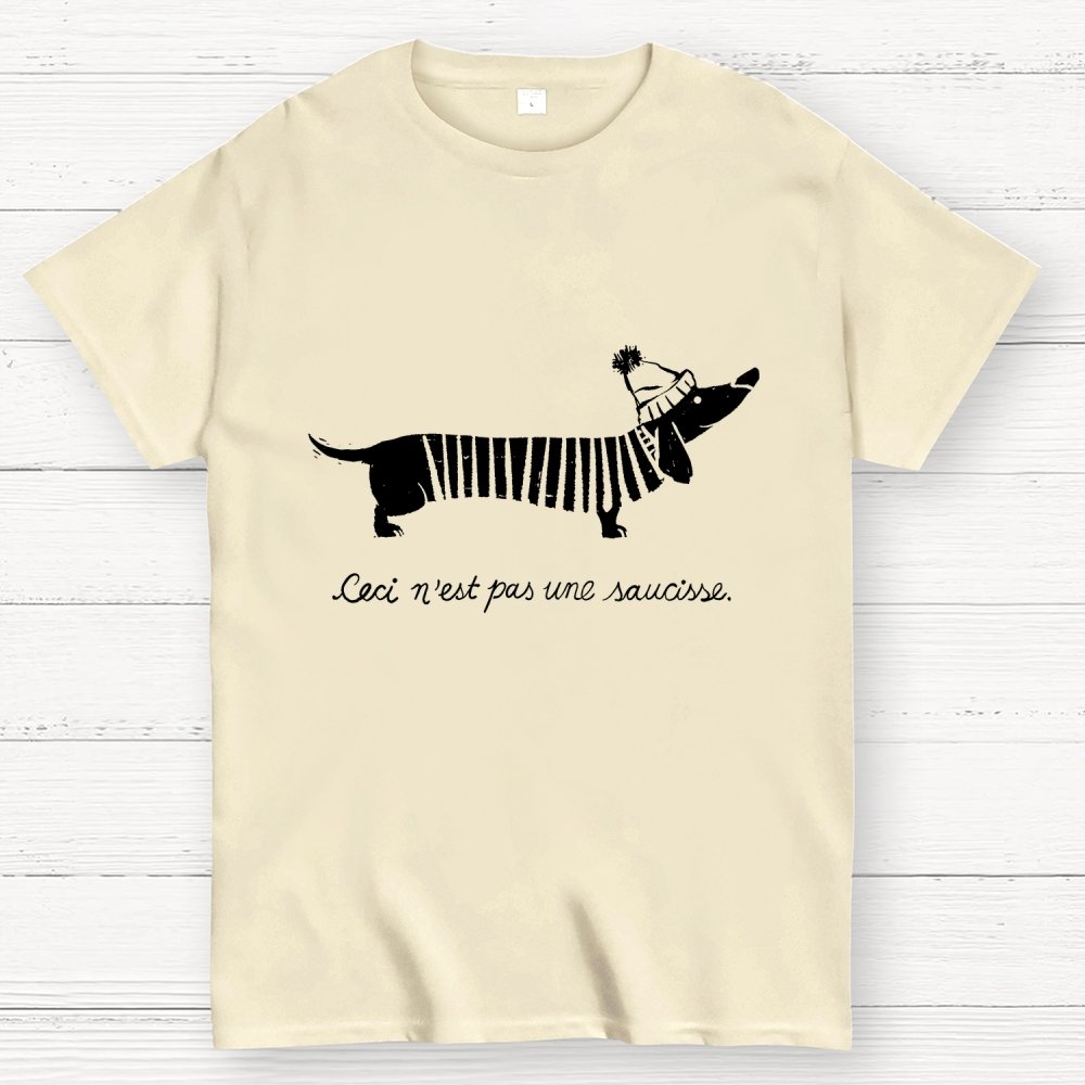 Ceci n'est pas une saucisse Geek T-Shirt