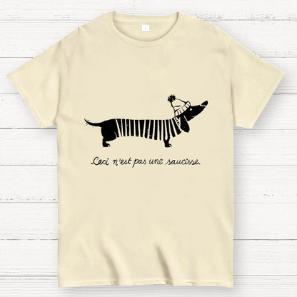 Ceci n'est pas une saucisse Geek T-Shirt