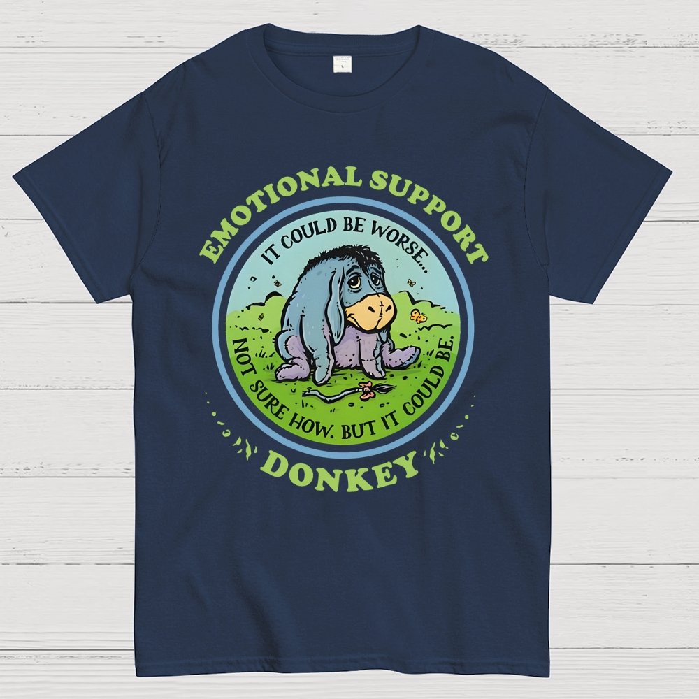 Emotional Support Donkey Geek T-Shirt