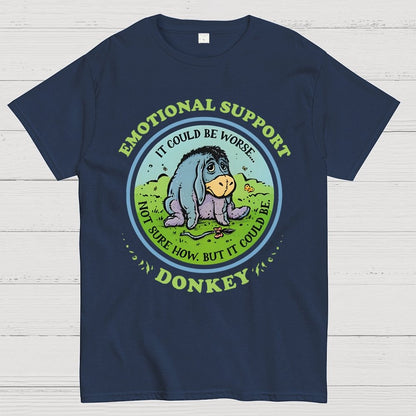Emotional Support Donkey Geek T-Shirt