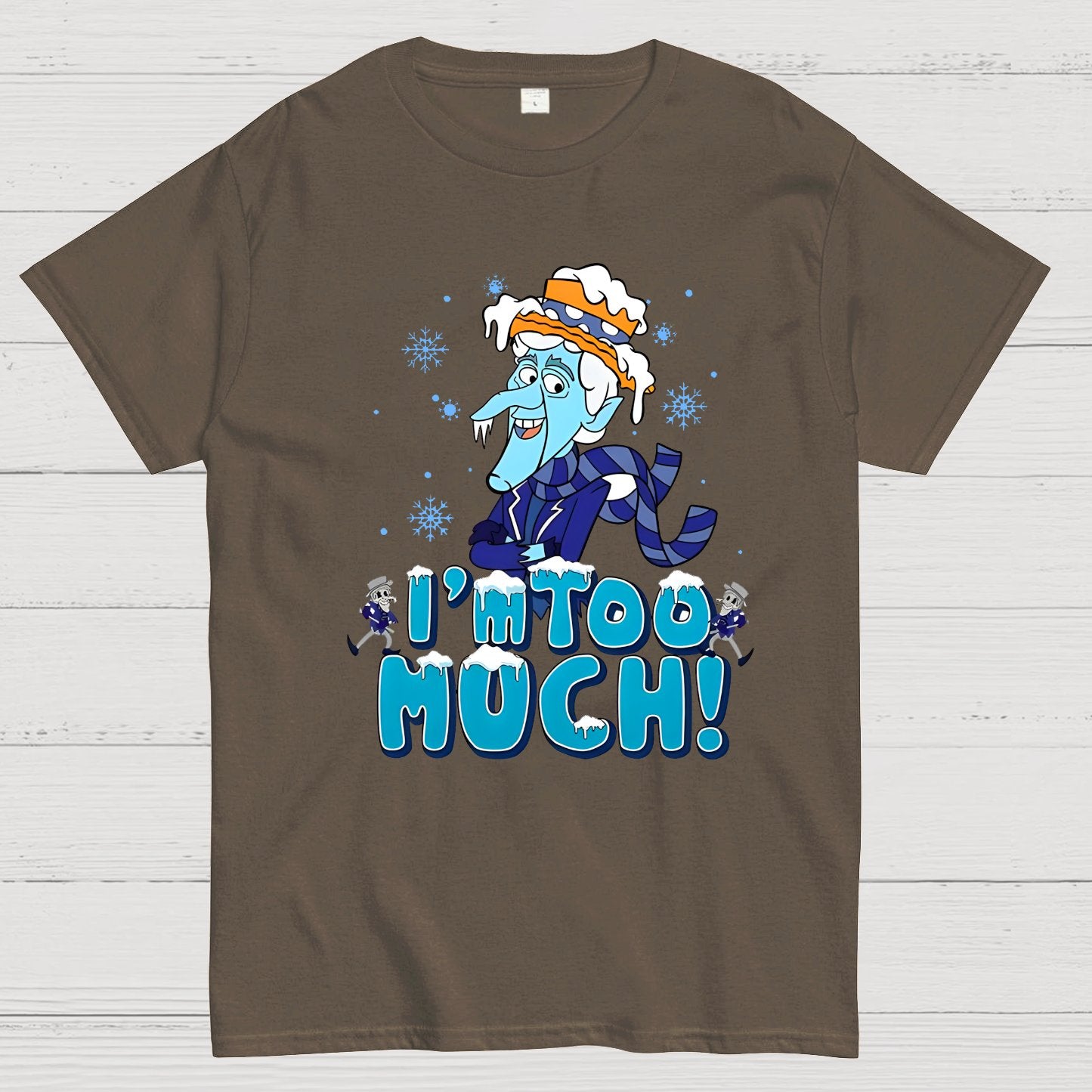 Winter Brothers' Christmas Matching I'm Too Much Geek T-Shirt