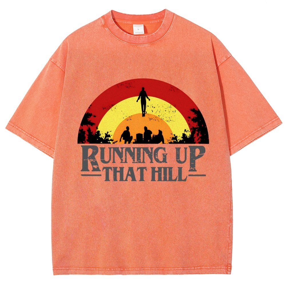 Running Up That Hill Vintage Distressed T-shirt