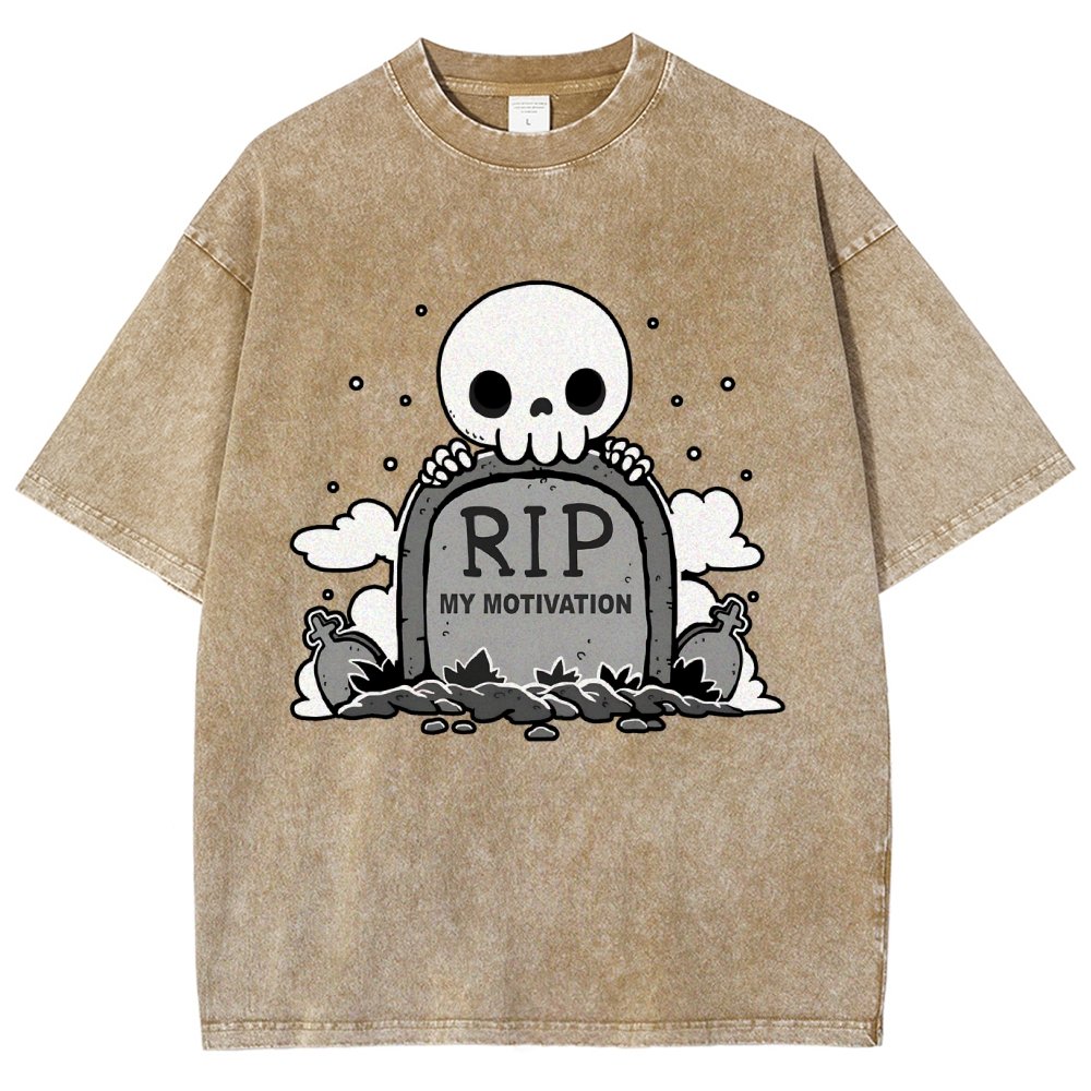 Rip My Motivation Vintage Distressed T-shirt