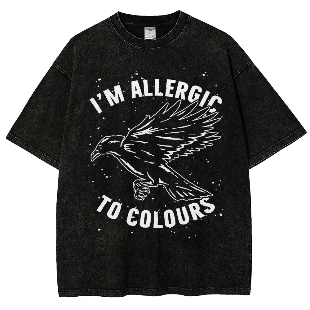 Im Allergic To Colours Vintage Distressed T-shirt