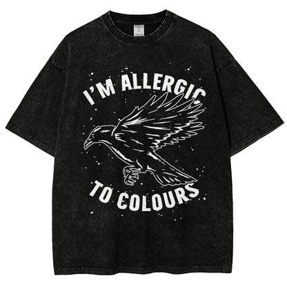 Im Allergic To Colours Vintage Distressed T-shirt