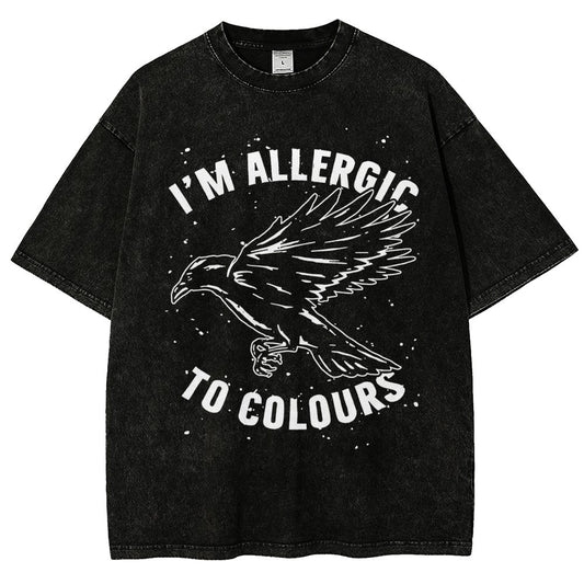 Im Allergic To Colours Vintage Distressed T-shirt