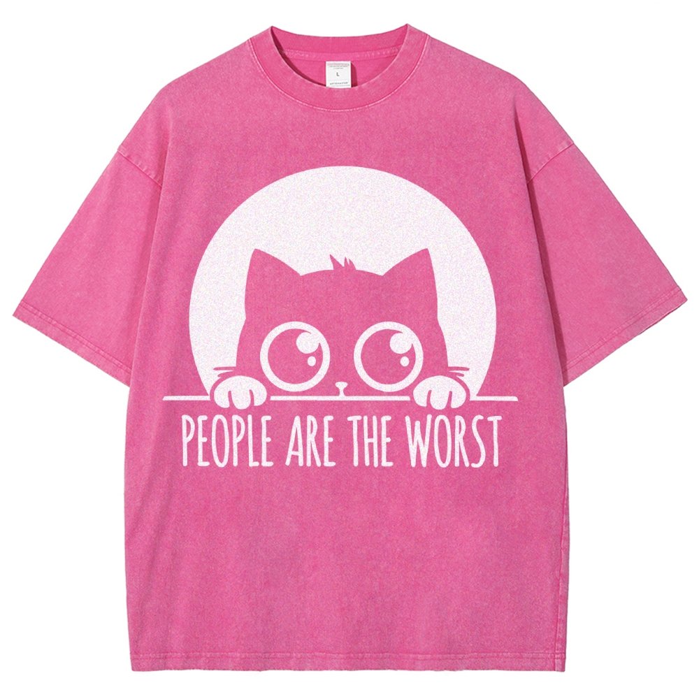 People Are The Worst Vintage Distressed T-shirt