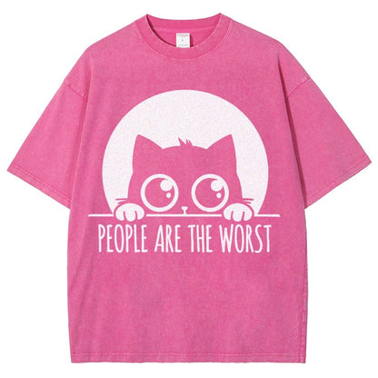 People Are The Worst Vintage Distressed T-shirt