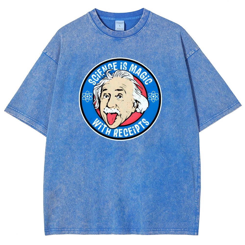 Science Is Magic Vintage Distressed T-shirt