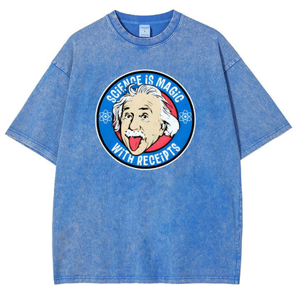 Science Is Magic Vintage Distressed T-shirt