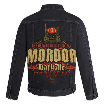 A Glass Of Beer Can Cure All Diseases Denim Jacket