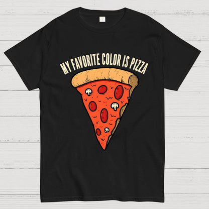 My Favorite Color is Pizza Funny Geek T-Shirt