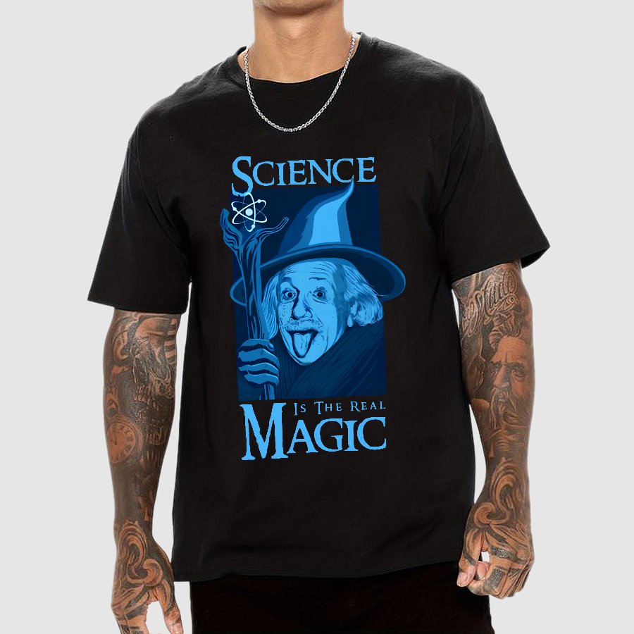 Science Is The Real Magic Geeky T-Shirt