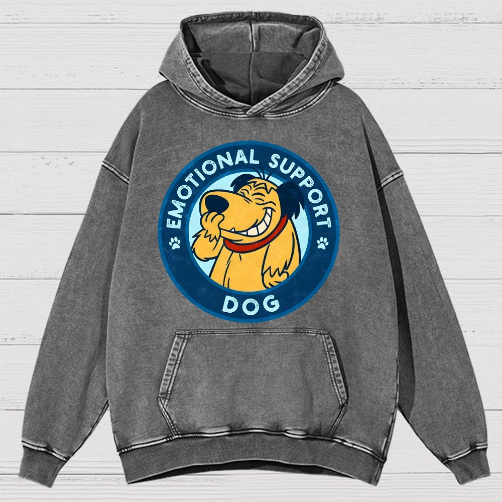 Dog Support Or Not? Vintage Distressed Hoodie