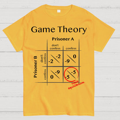 Game Theory - Nash equilibrium Geek T-Shirt