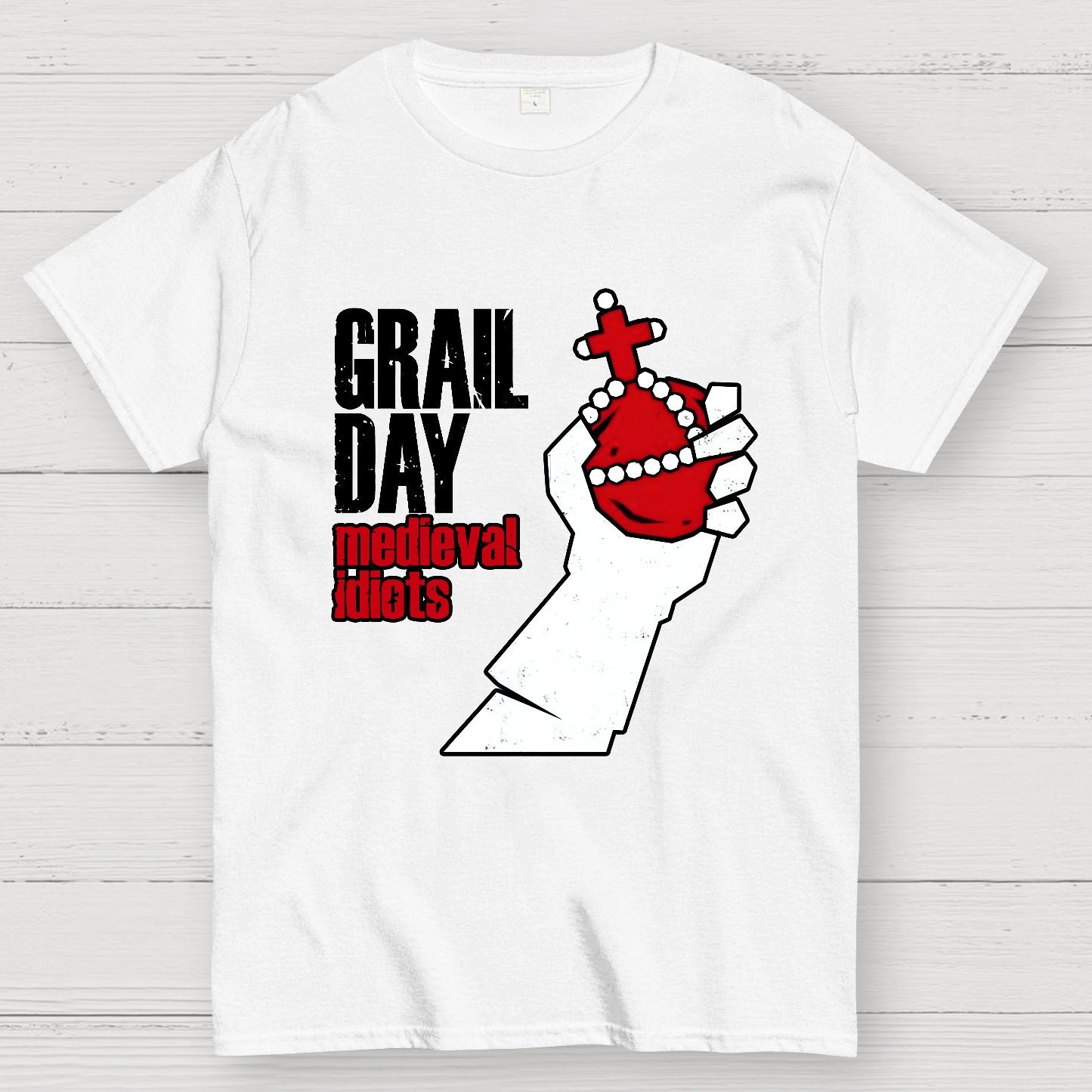 Medieval Idiots Geek T-Shirt