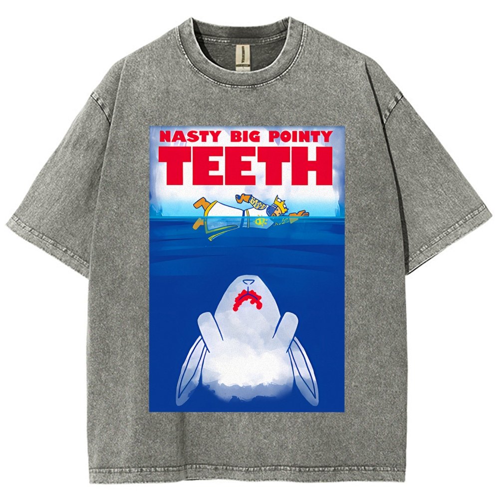 TEETH Vintage Distressed T-shirt