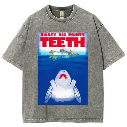 TEETH Vintage Distressed T-shirt