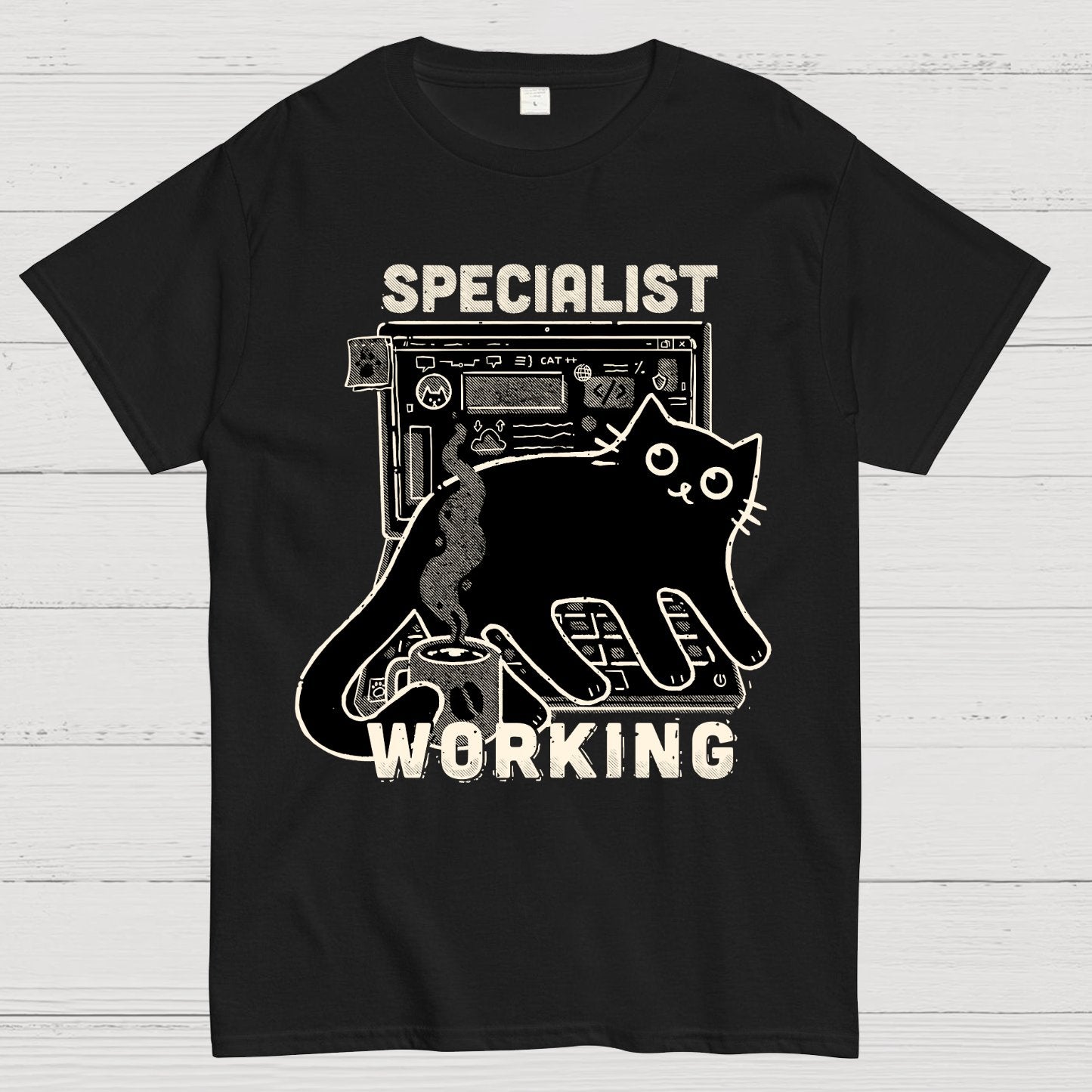 Specialist Working Geek T-Shirt