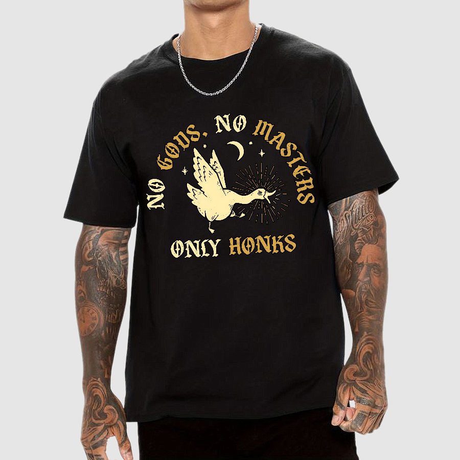No Gods, No Masters Geek T-Shirt