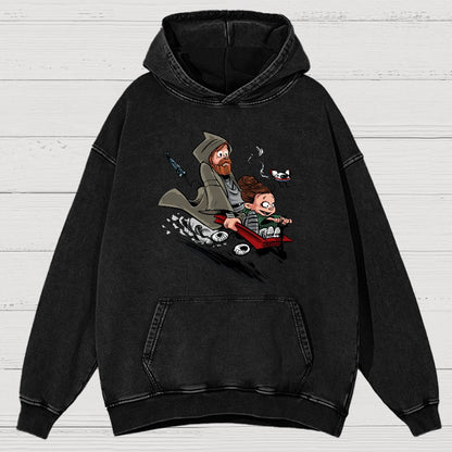 Ben And The Princess Vintage Distressed Hoodie