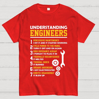 Understanding Engineers Sarcastic Geek T-Shirt