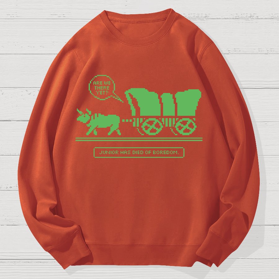 Oregon Road Trip Geek Cotton Sweatshirt