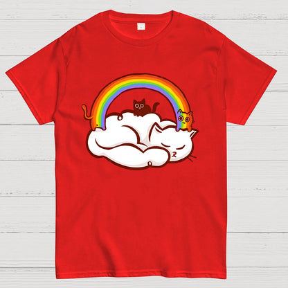 Rainbow Kitten Geek T-Shirt