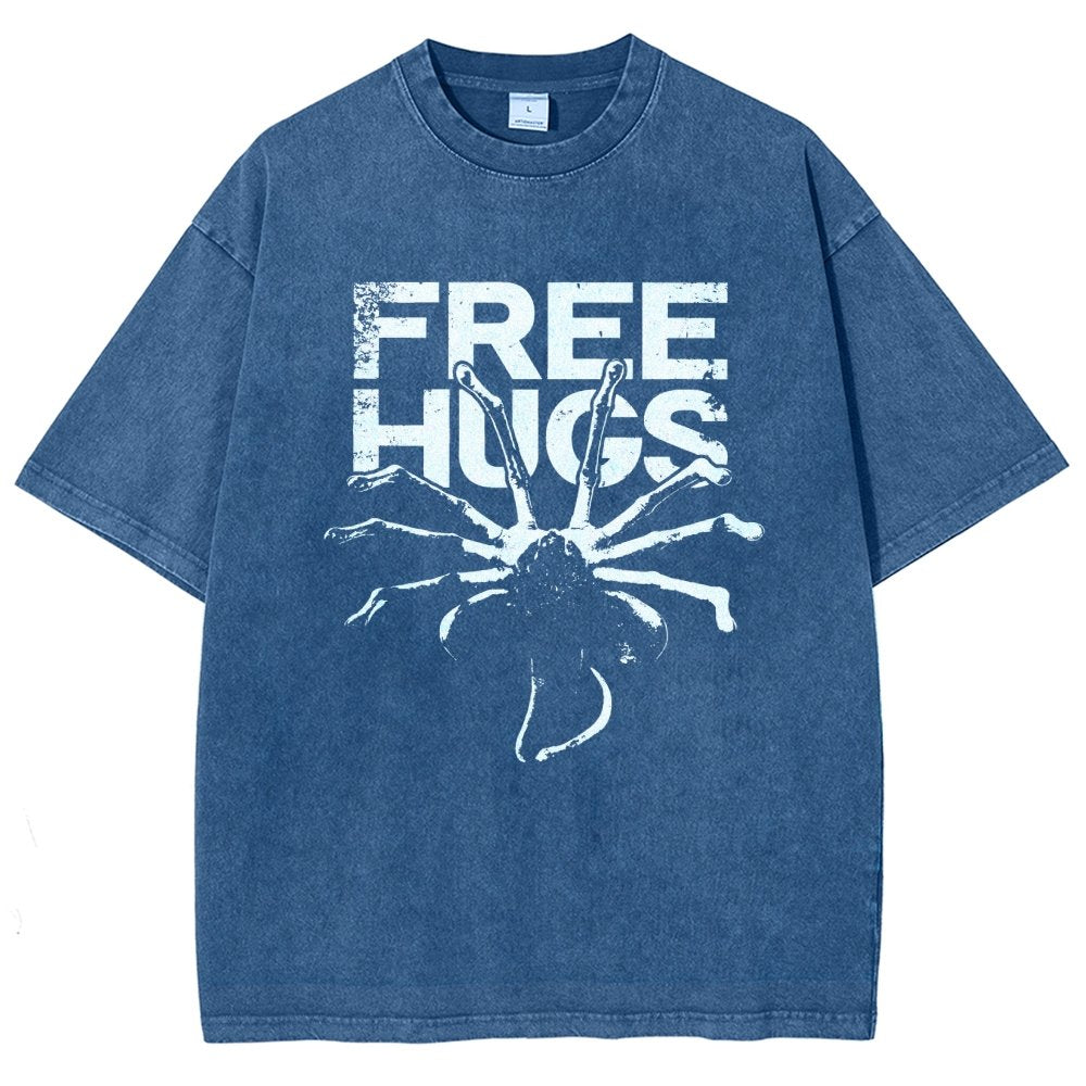 Free Hugs Vintage Distressed T-shirt
