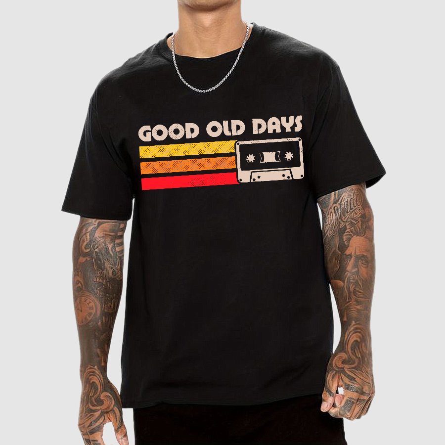 Old Days Vintage Geek T-Shirt