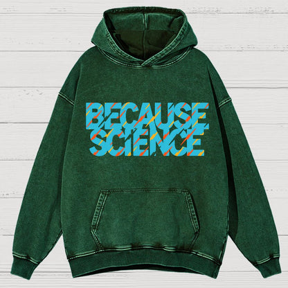 Because Science Vintage Distressed Hoodie