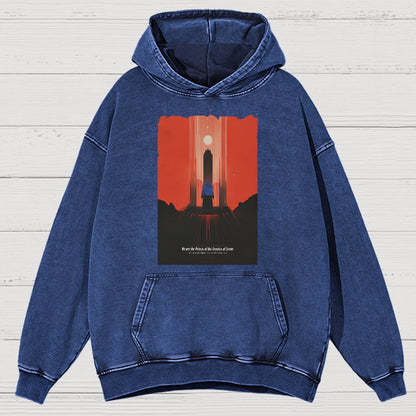 Syrinx Temple Priest Vintage Distressed Hoodie
