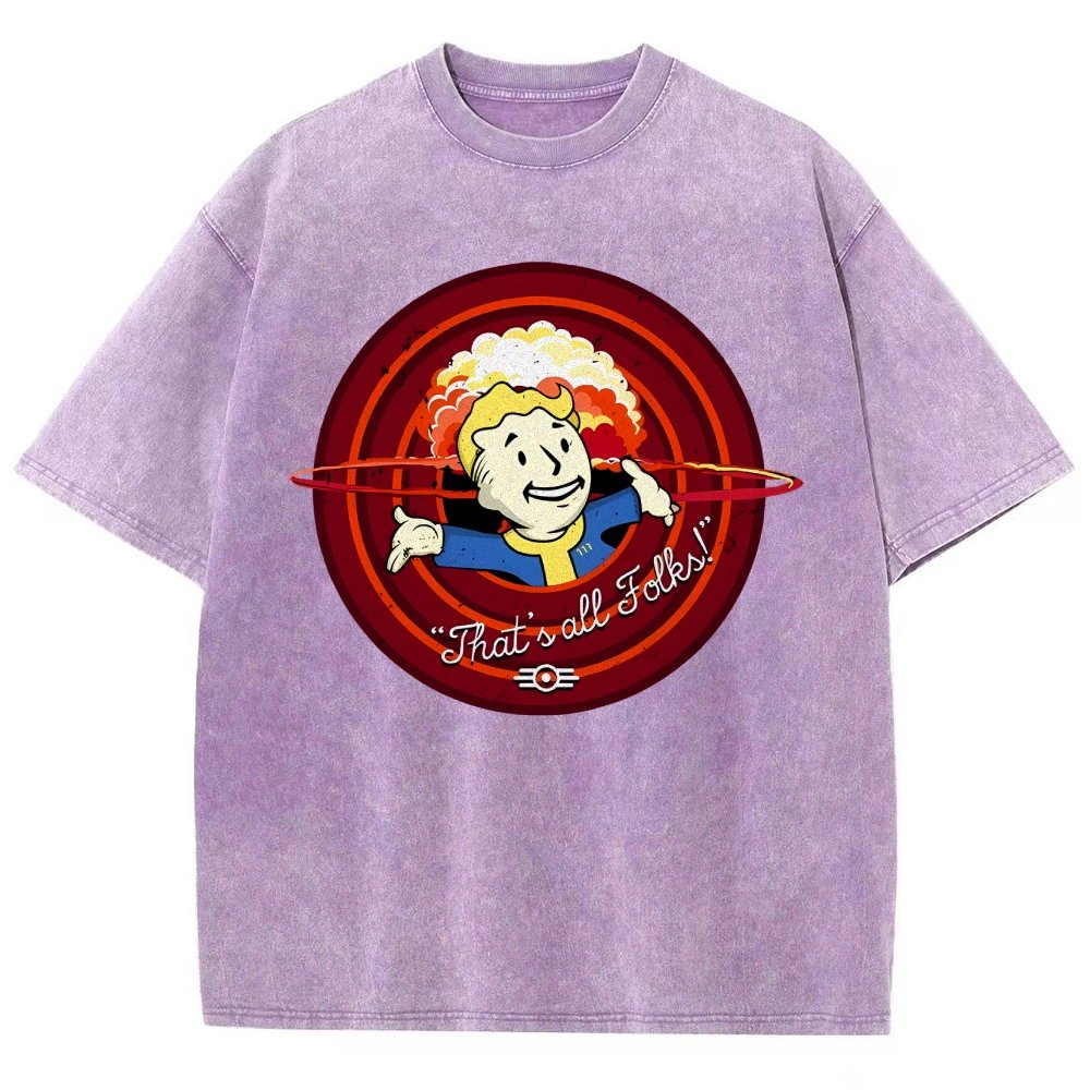 That's all folks Vintage Distressed T-shirt