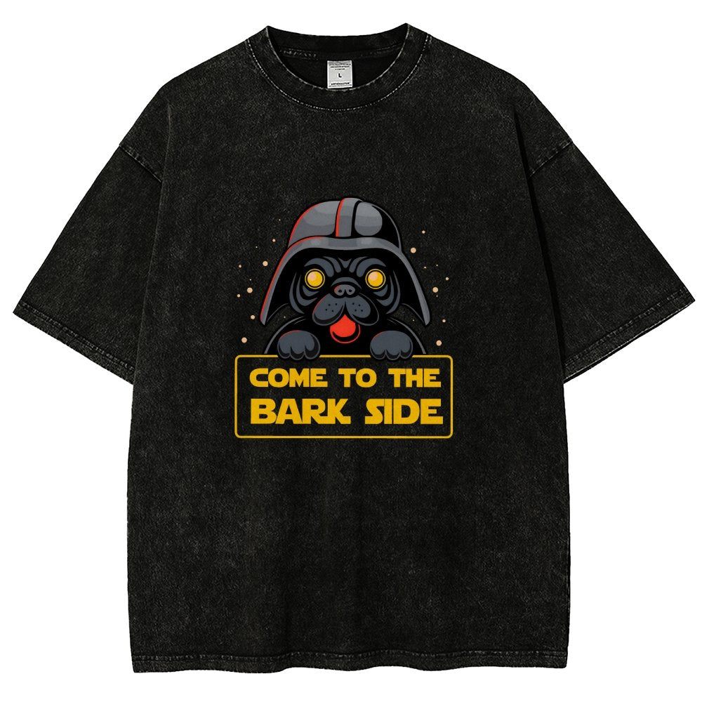 Come To The Bark Side Vintage Distressed T-shirt