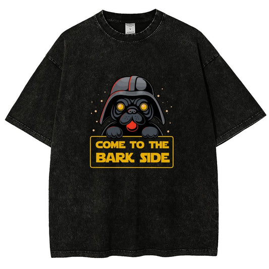 Come To The Bark Side Vintage Distressed T-shirt