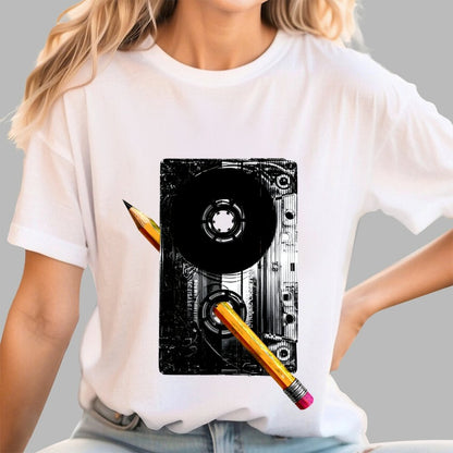 Classic Tape Rewind Geek T-Shirt